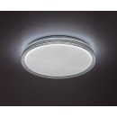 Rabalux 71349 LED Deckenleuchte Monira | 34W integrierte LED-Quelle | 2300lm | 3000-6500K | Fernbedienung | Dimmer | schwarz
