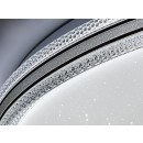 Rabalux 71349 LED Deckenleuchte Monira | 34W integrierte LED-Quelle | 2300lm | 3000-6500K | Fernbedienung | Dimmer | schwarz