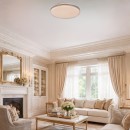 Rabalux 71349 LED Deckenleuchte Monira | 34W integrierte LED-Quelle | 2300lm | 3000-6500K | Fernbedienung | Dimmer | schwarz