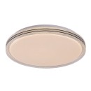 Rabalux 71349 LED Deckenleuchte Monira | 34W integrierte LED-Quelle | 2300lm | 3000-6500K | Fernbedienung | Dimmer | schwarz