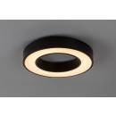 Rabalux 71360 LED Deckenleuchte Cirano | 24W integrierte LED-Quelle | 1420lm | 3000/4000/6000K | schwarz