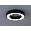 Rabalux 71360 LED Deckenleuchte Cirano | 24W integrierte LED-Quelle | 1420lm | 3000/4000/6000K | schwarz