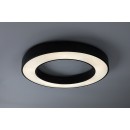 Rabalux 71361 LED Deckenleuchte Cirano | 45W integrierte LED-Quelle | 2700lm | 3000-6500K | Fernbedienung | Dimmer | schwarz