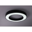 Rabalux 71361 LED Deckenleuchte Cirano | 45W integrierte LED-Quelle | 2700lm | 3000-6500K | Fernbedienung | Dimmer | schwarz