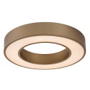 Rabalux 71362 LED Deckenleuchte Cirano | 24W integrierte LED-Quelle | 1420lm | 3000/4000/6000K | gold