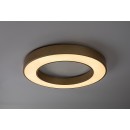 Rabalux 71363 LED Deckenleuchte Cirano | 45W integrierte LED-Quelle | 2700lm | 3000-6500K | Fernbedienung | Dimmer | gold