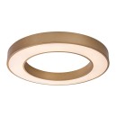 Rabalux 71363 LED Deckenleuchte Cirano | 45W integrierte LED-Quelle | 2700lm | 3000-6500K | Fernbedienung | Dimmer | gold