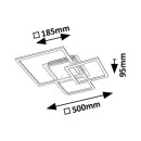 Rabalux 98071371 LED Deckenleuchte Ottavia | 40W integrierte LED-Quelle | 3100lm | 3000K