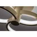 Rabalux 71400 LED Deckenleuchte Isidora | 32W integrierte LED-Quelle | 2560lm | 3000-6500K | Fernbedienung | Dimmer | beige