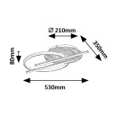 Rabalux 98071404 LED Deckenleuchte Arash | 40W integrierte LED-Quelle | 2200lm | 3000+4000+6500K
