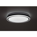 Rabalux 71412 LED Deckenleuchte Corlet | 20W integrierte LED-Quelle | 1500lm | 3000-6500K | Fernbedienung | Dimmer | schwarz