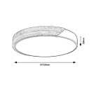 Rabalux 71417 LED Deckenleuchte Maple2 | 24W integrierte LED-Quelle | 2000lm | 3000K | weiß