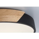 Rabalux 71416 LED Deckenleuchte Maple2 | 24W integrierte LED-Quelle | 1900lm | 4000K | schwarz