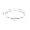 Rabalux 98071426 LED Außen-Deckenleuchte Alenzo  | 18W integrierte LED-Quelle | 1250lm | 3000+4000+6500K
