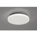 Rabalux 71444 LED Deckenleuchte Danny2 | 12W integrierte LED-Quelle | 960lm | 3000-6500K | Fernbedienung | Dimmer | weiß