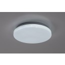 Rabalux 71444 LED Deckenleuchte Danny2 | 12W integrierte LED-Quelle | 960lm | 3000-6500K | Fernbedienung | Dimmer | weiß