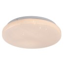 Rabalux 71444 LED Deckenleuchte Danny2 | 12W integrierte LED-Quelle | 960lm | 3000-6500K | Fernbedienung | Dimmer | weiß