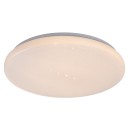 Rabalux 71445 LED Deckenleuchte Danny2 | 22W integrierte LED-Quelle | 2100lm | 3000-6500K | Fernbedienung | Dimmer | weiß
