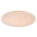Rabalux 71448 LED Deckenleuchte Danny2 | 80W integrierte LED-Quelle | 5700lm | 3000-6500K | Fernbedienung | Dimmer | weiß