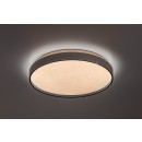 Rabalux 71449 LED Deckenleuchte Zerava | 34W integrierte LED-Quelle | 2100lm | 3000-6500K | Fernbedienung | Dimmer | schwarz