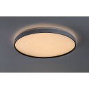 Rabalux 71450 LED Deckenleuchte Zerava | 60W integrierte LED-Quelle | 3800lm | 3000-6500K | Fernbedienung | Dimmer | schwarz
