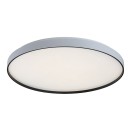 Rabalux 71450 LED Deckenleuchte Zerava | 60W integrierte LED-Quelle | 3800lm | 3000-6500K | Fernbedienung | Dimmer | schwarz