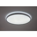 Rabalux 71451 LED Deckenleuchte Zerava | 80W integrierte LED-Quelle | 4400lm | 3000-6500K | Fernbedienung | Dimmer | schwarz