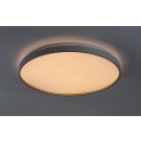 Rabalux 71453 LED Deckenleuchte Zerava | 60W integrierte LED-Quelle | 4100lm | 3000-6500K | Fernbedienung | Dimmer | gold
