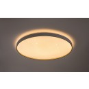 Rabalux 71454 LED Deckenleuchte Zerava | 80W integrierte LED-Quelle | 4600lm | 3000-6500K | Fernbedienung | Dimmer | gold