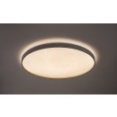 Rabalux 71454 LED Deckenleuchte Zerava | 80W integrierte LED-Quelle | 4600lm | 3000-6500K | Fernbedienung | Dimmer | gold