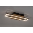 Rabalux 71455 LED Deckenleuchte Noxelle | 12W integrierte LED-Quelle | 670lm | 3000/4000/6000K | braun