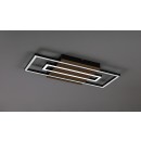 Rabalux 71456 LED Deckenleuchte Noxelle | 28W integrierte LED-Quelle | 1580lm | 3000/4000/6000K | braun