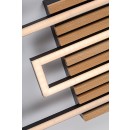 Rabalux 71456 LED Deckenleuchte Noxelle | 28W integrierte LED-Quelle | 1580lm | 3000/4000/6000K | braun