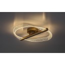 Rabalux 71464 LED Deckenleuchte Olyssia | 24W integrierte LED-Quelle | 1300lm | 3000K | gold