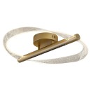 Rabalux 71464 LED Deckenleuchte Olyssia | 24W integrierte LED-Quelle | 1300lm | 3000K | gold