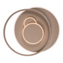 Rabalux 71465 LED Deckenleuchte Brantiel | 57W integrierte LED-Quelle | 3300lm | 3000-6000K | Fernbedienung | Dimmer | beige
