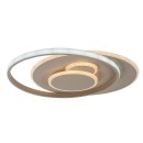 Rabalux 71465 LED Deckenleuchte Brantiel | 57W integrierte LED-Quelle | 3300lm | 3000-6000K | Fernbedienung | Dimmer | beige