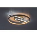 Rabalux 71468 LED Deckenleuchte Brantiel | 55W integrierte LED-Quelle | 4000lm | 3000-6000K | Fernbedienung | Dimmer | beige