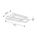 Rabalux 71475 LED Deckenleuchte Glavian | 24W integrierte LED-Quelle | 1700lm | 4000K | beige