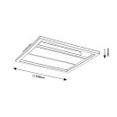 Rabalux 71476 LED Deckenleuchte Glavian | 24W integrierte LED-Quelle | 1600lm | 4000K | beige