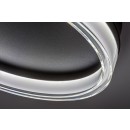 Rabalux 71478 LED Deckenleuchte Seraphiel | 18W integrierte LED-Quelle | 1110lm | 3000-6500K | Fernbedienung | Dimmer | schwarz