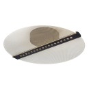 Rabalux 71483 LED Deckenleuchte Norael | 20W integrierte LED-Quelle | 1410lm | 3000K | schwarz