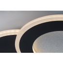 Rabalux 71486 LED Deckenleuchte Lureo | 24W integrierte LED-Quelle | 1510lm | 3000-6500K | Fernbedienung | Dimmer | schwarz
