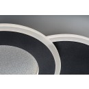 Rabalux 71486 LED Deckenleuchte Lureo | 24W integrierte LED-Quelle | 1510lm | 3000-6500K | Fernbedienung | Dimmer | schwarz