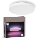 Philips Hue 8720169277618 LED Deckenleuchte Datura S Round | 48W integrierte LED-Quelle | 2000-6500+RGBK