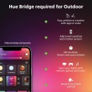 Philips Hue 8719514382763 LED Reflektor Welcome 1x205w | 2600lm | 2700k | IP44 - dimmbar weiß, schwarz