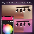 Philips Hue 8720169319394 LED Spot-Deckenleuchte Fugato  | 4x4,2W GU10 | 2000-6500+RGBK