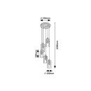 Rabalux 98072125 Pendelleuchte Tanno E27