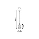 Rabalux 98072245 Pendelleuchte Norah  E14