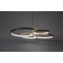 Rabalux 72401 LED Pendelleuchte Isidora | 70W integrierte LED-Quelle | 5600lm | 3000-6500K | Fernbedienung | Dimmer | Seilleuchte | beige
